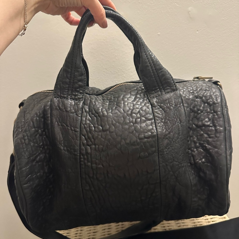 Authentic Alexander Wang Rocco Duffle Bag Black with Original Hardware - Medium - Picture 4 of 14
